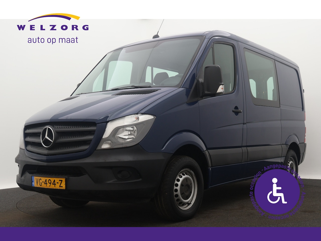 Mercedes-Benz Sprinter - 210 2.2 CDI 325 HD Direct leverbaar! Rolstoelbus / Kniegas / Rolstoellift - AutoWereld.nl