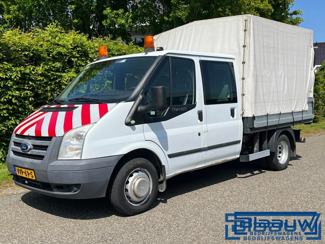 Ford Transit - 350M dubbele cabine Huif Laadklep - AutoWereld.nl