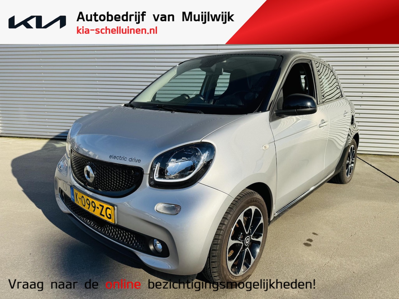 Smart Forfour - electric drive prime 18 kWh Stoelverwarming | LM velgen - AutoWereld.nl