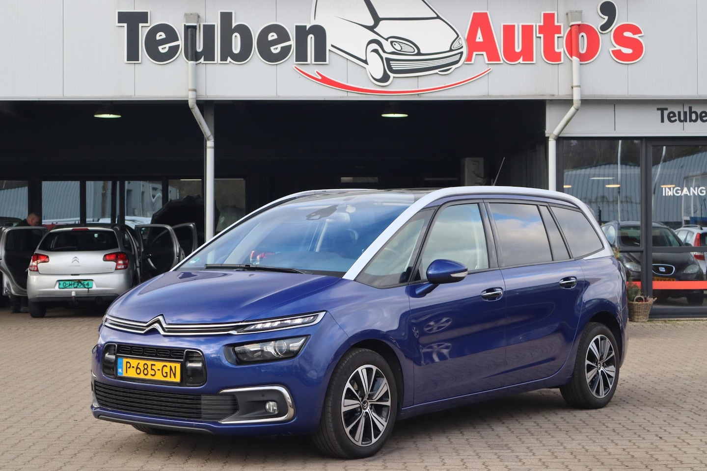 Citroën Grand C4 Picasso - 2.0 BlueHDi Shine 7 Persoons, Climate control, Navigatie, Stoelverwarming en massage, Auto - AutoWereld.nl