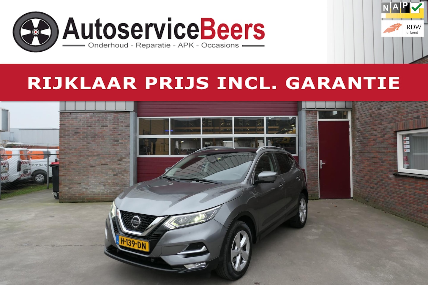 Nissan Qashqai - 1.3 DIG-T Business Edition, 360 Camera, Trekhaak, Panodak, LMV, Navi, PDC, Rijklaarprijs i - AutoWereld.nl