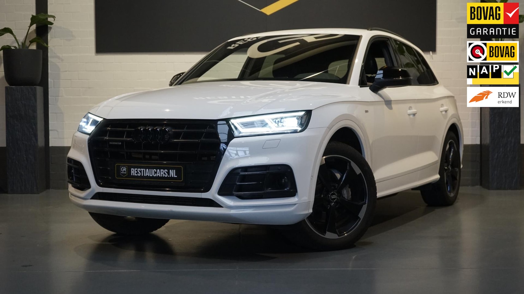 Audi Q5 - 45 TFSI Quattro 3x S-Line Black Edition AUTOMAAT-ACC-BANG&OLUFSEN-CAMERA-DAB-RS ZETELS-LUC - AutoWereld.nl