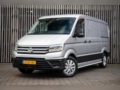 Volkswagen Crafter - 30 2.0 TDi 177pk AUT. L2H1 Highline |1e EIG| LED|2x Schuifdeur|Leder|Camera|ACC|3-Persoons