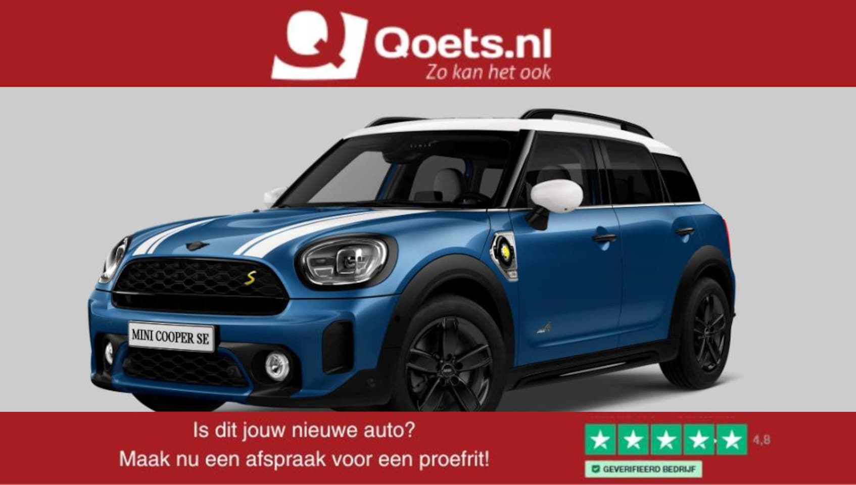 MINI Countryman - Mini 2.0 Cooper S E ALL4 Panoramadak - Elektrische Achterklep - Comfort Acces - Parking/Dr - AutoWereld.nl