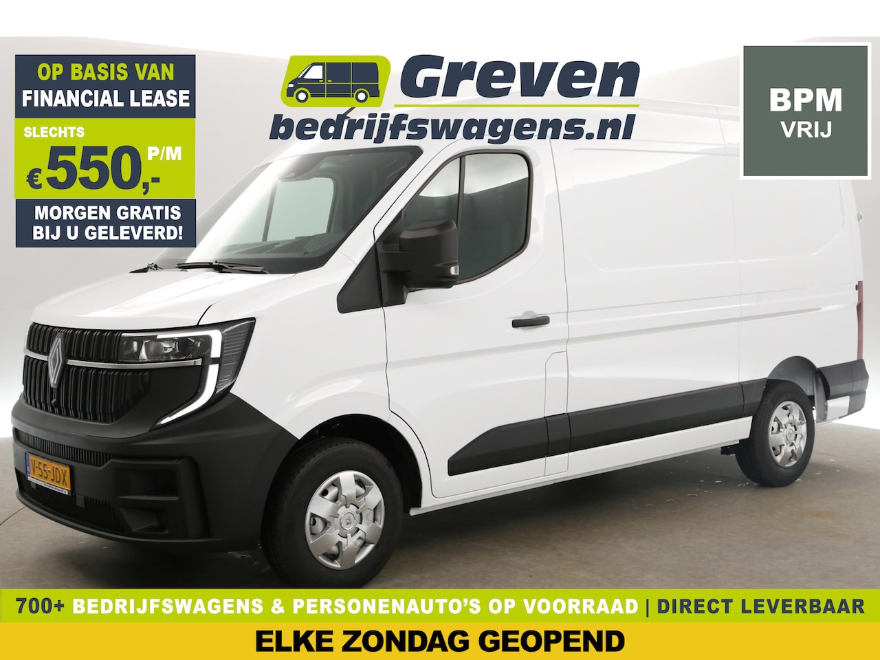 Renault Master - T35 2.0 dCi Advanced L2H2 | NIEUW | BPM VRIJ |  Airco LED Cruise Camera Carplay Navi 3 Per - AutoWereld.nl