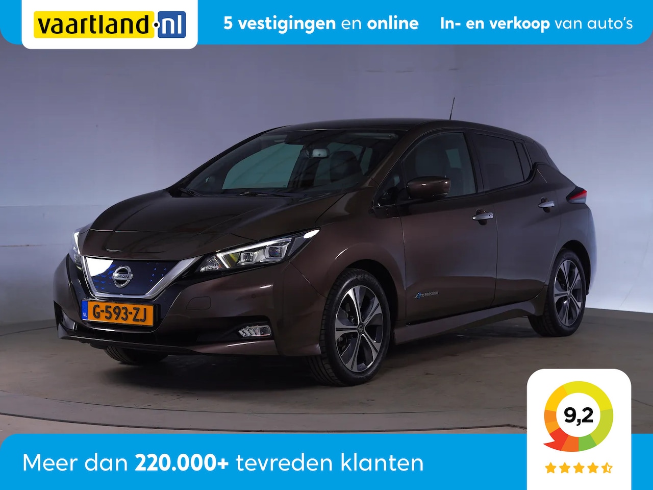 Nissan LEAF - Tekna 40 kWh [ Privacy glass Nav Stoelverwarming ] - AutoWereld.nl