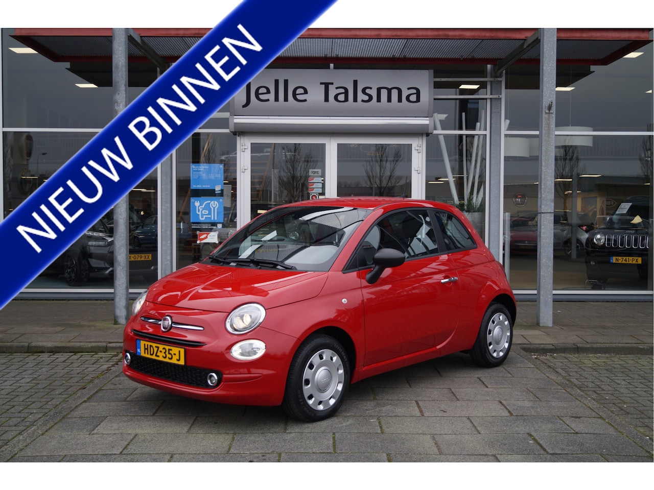 Fiat 500 - 1.0 Hybrid | Climate Control | Mistlampen | Apple/Android CarPlay - AutoWereld.nl