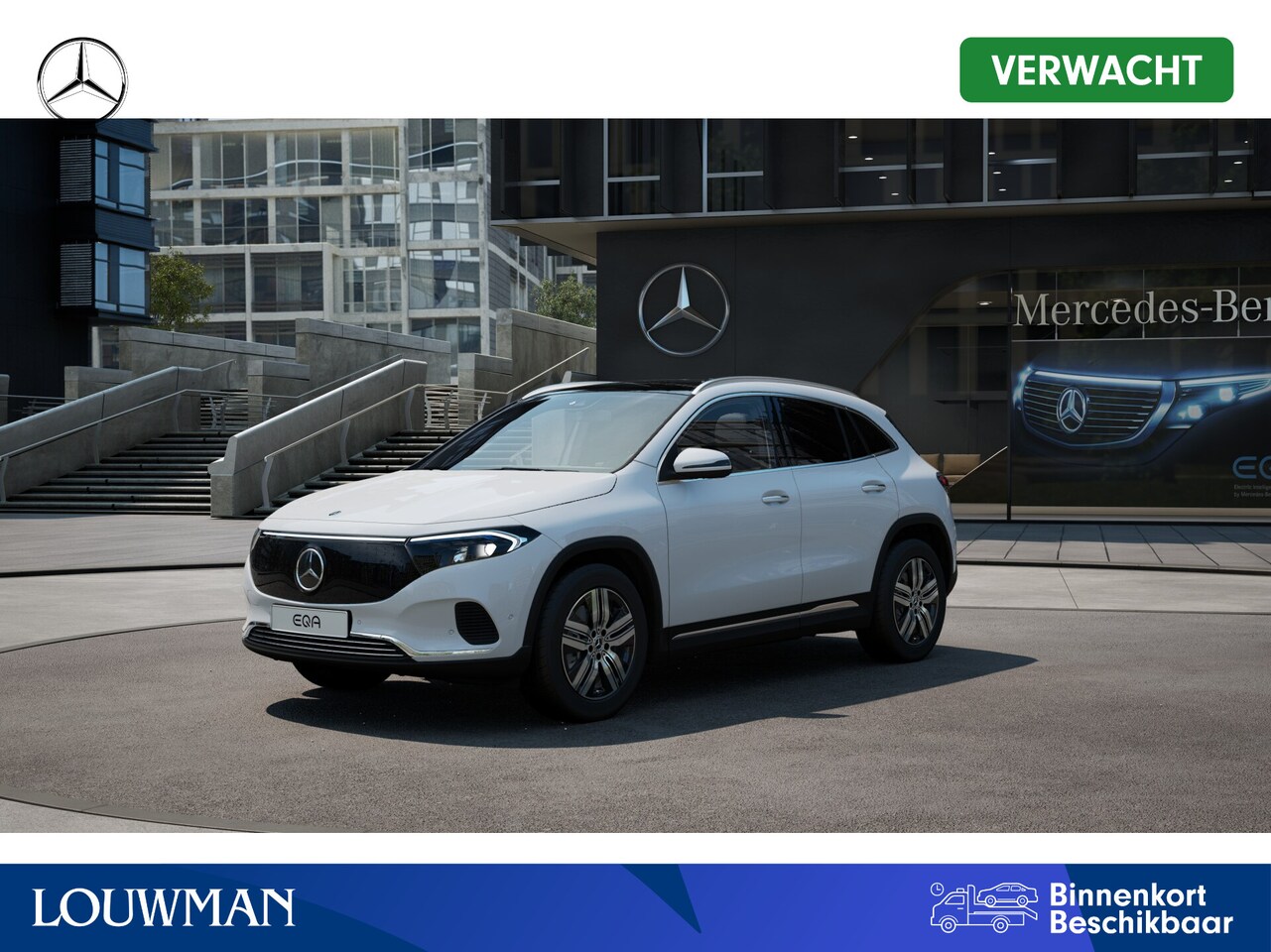 Mercedes-Benz EQA - 250+ Luxury Line LIMITED 71 kWh | Trekhaak | Parkeerpakket met achteruitrijcamera | KEYLES - AutoWereld.nl