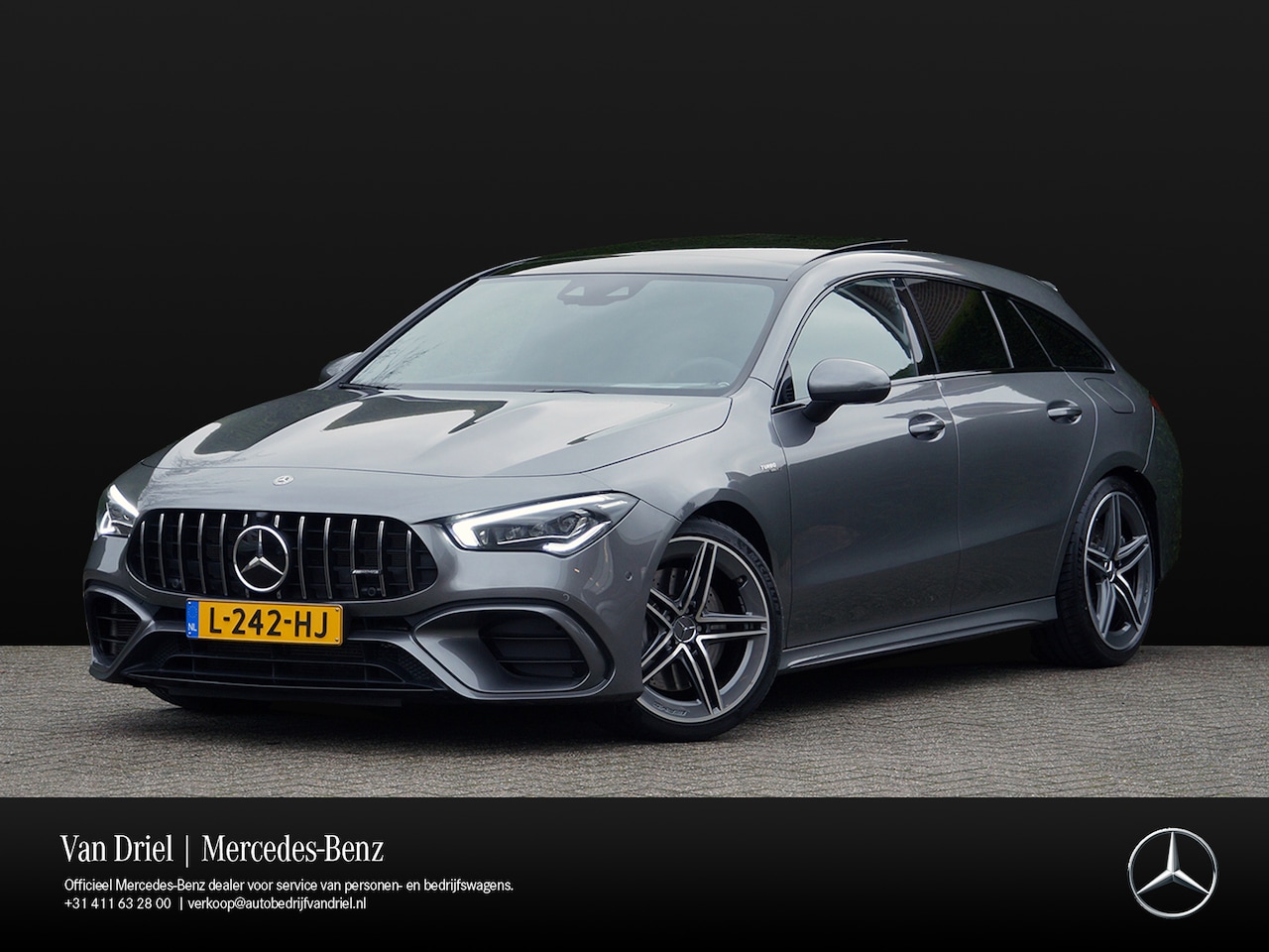 Mercedes-Benz CLA-klasse Shooting Brake - CLA AMG 45 4MATIC+ | Distronic Pano Trekhaak - AutoWereld.nl