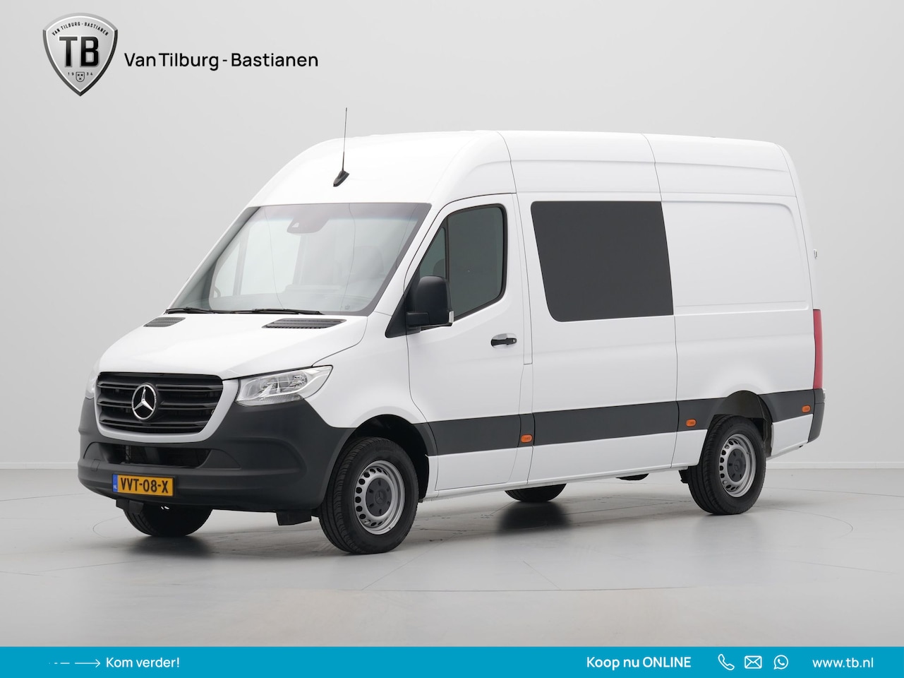 Mercedes-Benz Sprinter - 319CDI L2H2 DC Navigatie Trekhaak Camera Stoelverwarming - AutoWereld.nl