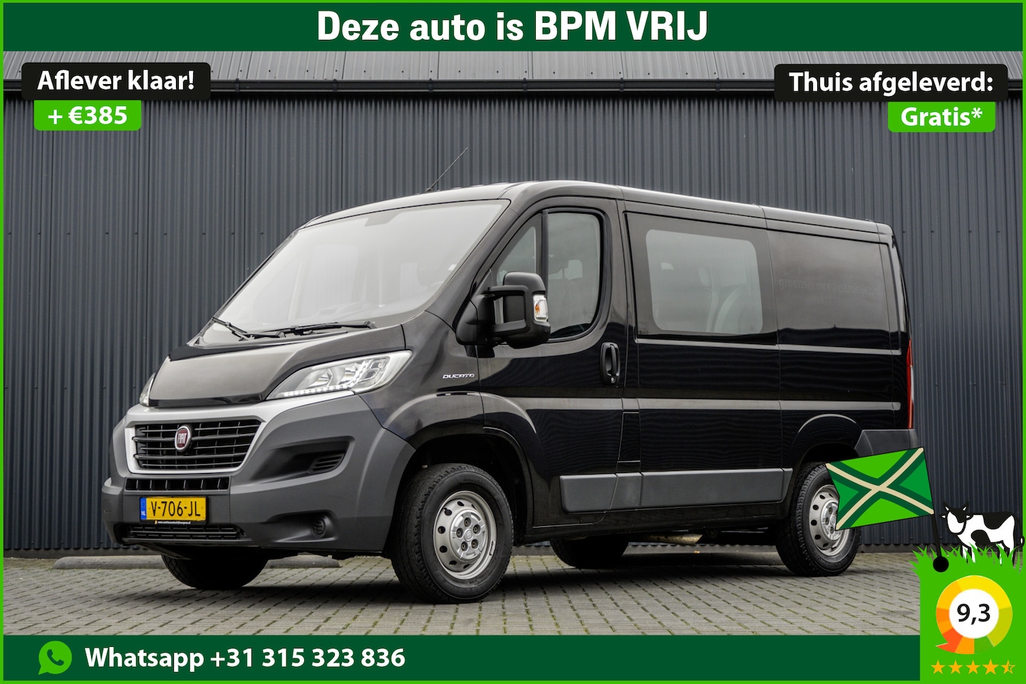 Fiat Ducato - 2.3 MultiJet L1H1 | 131 PK | 7-Persoons | Climate | Cruise | Camera | DC | LED - AutoWereld.nl