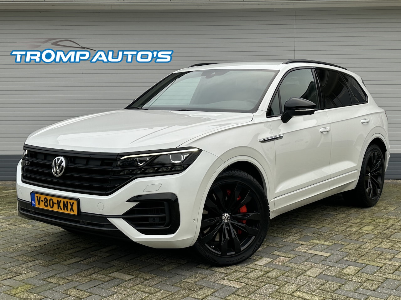 Volkswagen Touareg - 4.0TDI V8 R-LINE|GRIJS KENTEKEN|VIRTUAL|TREKHAAK|421PK|LED| - AutoWereld.nl