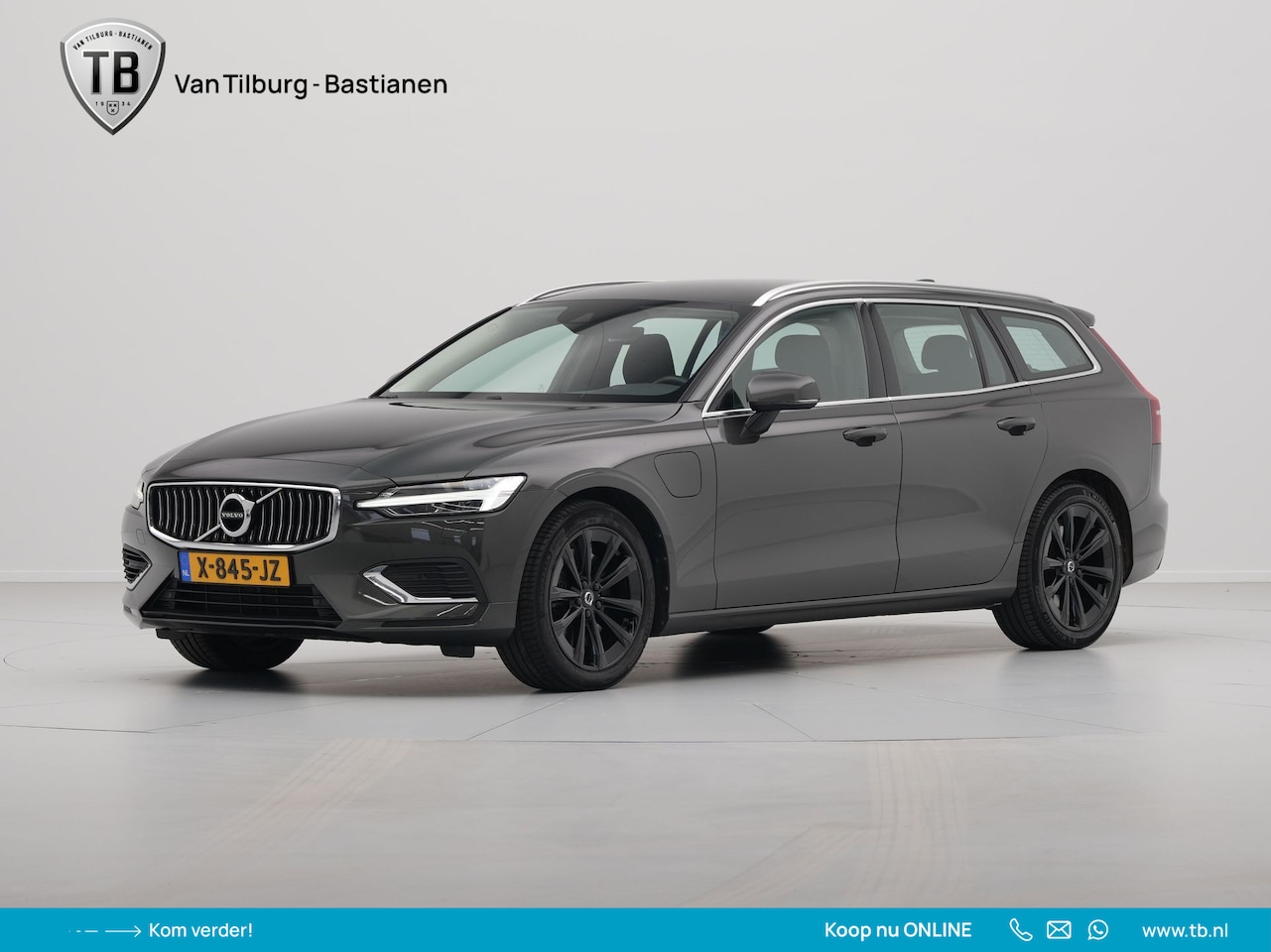 Volvo V60 - 2.0 T6 Recharge AWD Navigatie Wegkl. trekhaak Stoelverwarming Acc Harman/Kardon - AutoWereld.nl