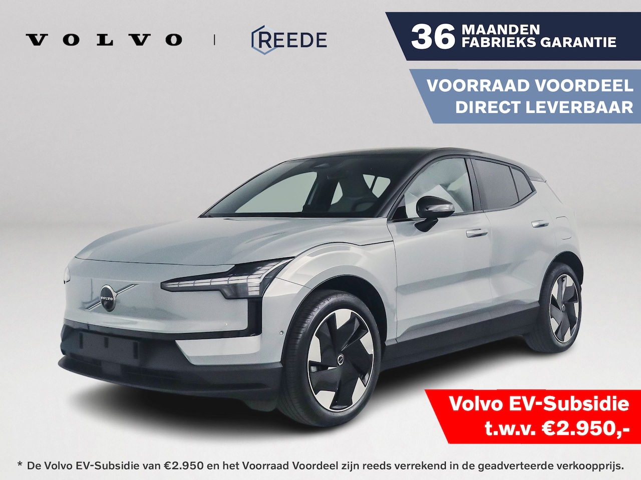 Volvo EX30 - Single Motor Extended Range Ultra 69 kWh Mist Interieur | Getint Glas - AutoWereld.nl