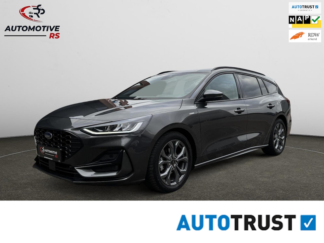 Ford Focus - 155PK 1.0 EcoBoost Hybrid ST Line X Carbon Facelift Navi Winterpakket ACC - AutoWereld.nl