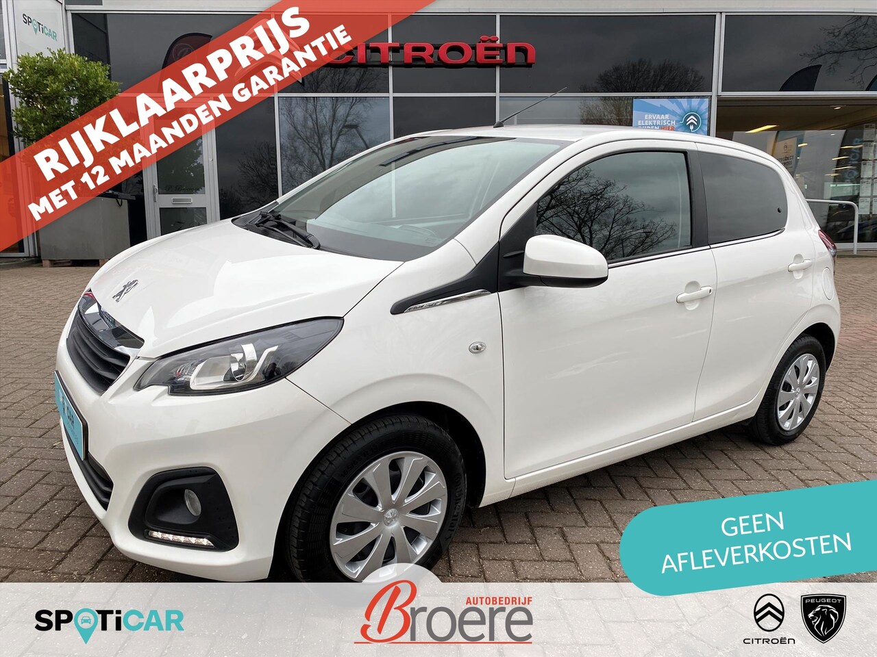 Peugeot 108 - 1.0 VTi 72pk 5D Active | airconditioning, radio met bleutooth, elek. ramen en verstelbare - AutoWereld.nl