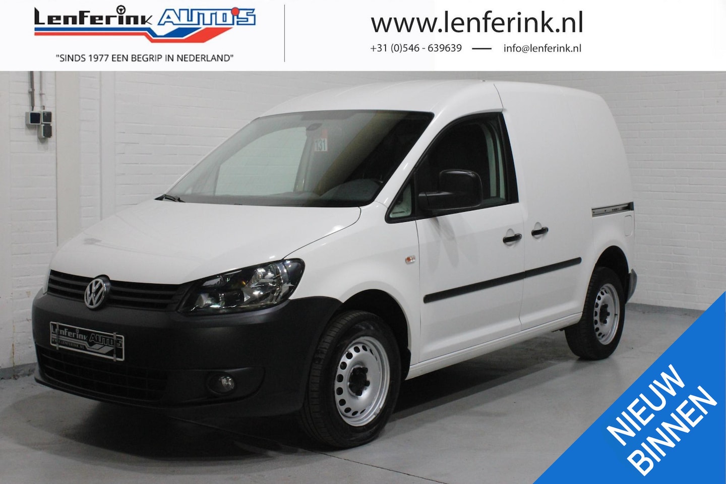 Volkswagen Caddy - 1.6 TDI 102 pk Navi, 2x Schuifdeur, Airco Cruise Control, D-Riem vv bij 276 dkm!!! - AutoWereld.nl