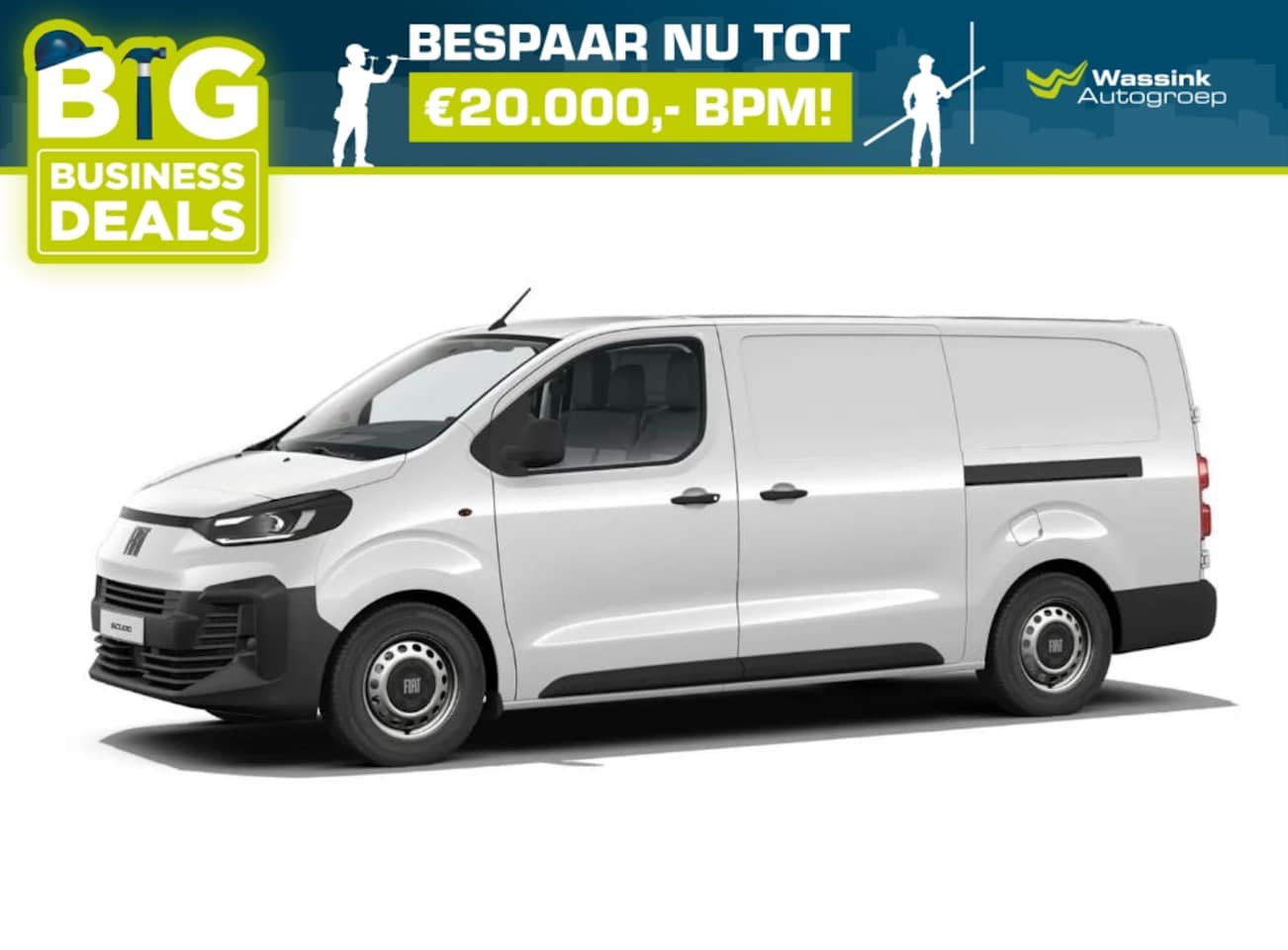 Fiat Scudo - GB 2.0 Diesel 180pk L3 Automaat | Trekhaak | Cruise Control | Moduwork - AutoWereld.nl