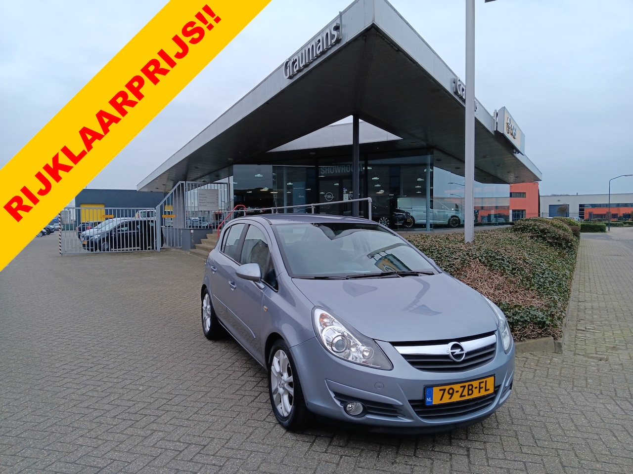 Opel Corsa - 5-drs 1.4-16V Business Sport, Clima, Navi, Lichtmetaal, Trekhaak incl. 12 mnd BOVAGGARANTI - AutoWereld.nl