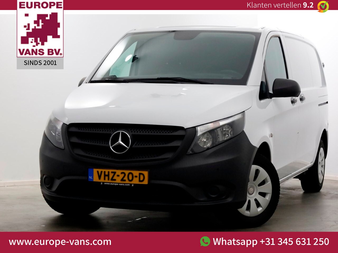 Mercedes-Benz Vito - 116 CDI 163pk Kort L1H1 2x Schuifdeur/Airco/Navi/Camera 01-2021 - AutoWereld.nl