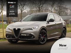 Alfa Romeo Stelvio - 2.2 JTD AWD Veloce | BTW | Inst.Schokdemp. | Schuifdak | Carplay | All Black | Flippers |