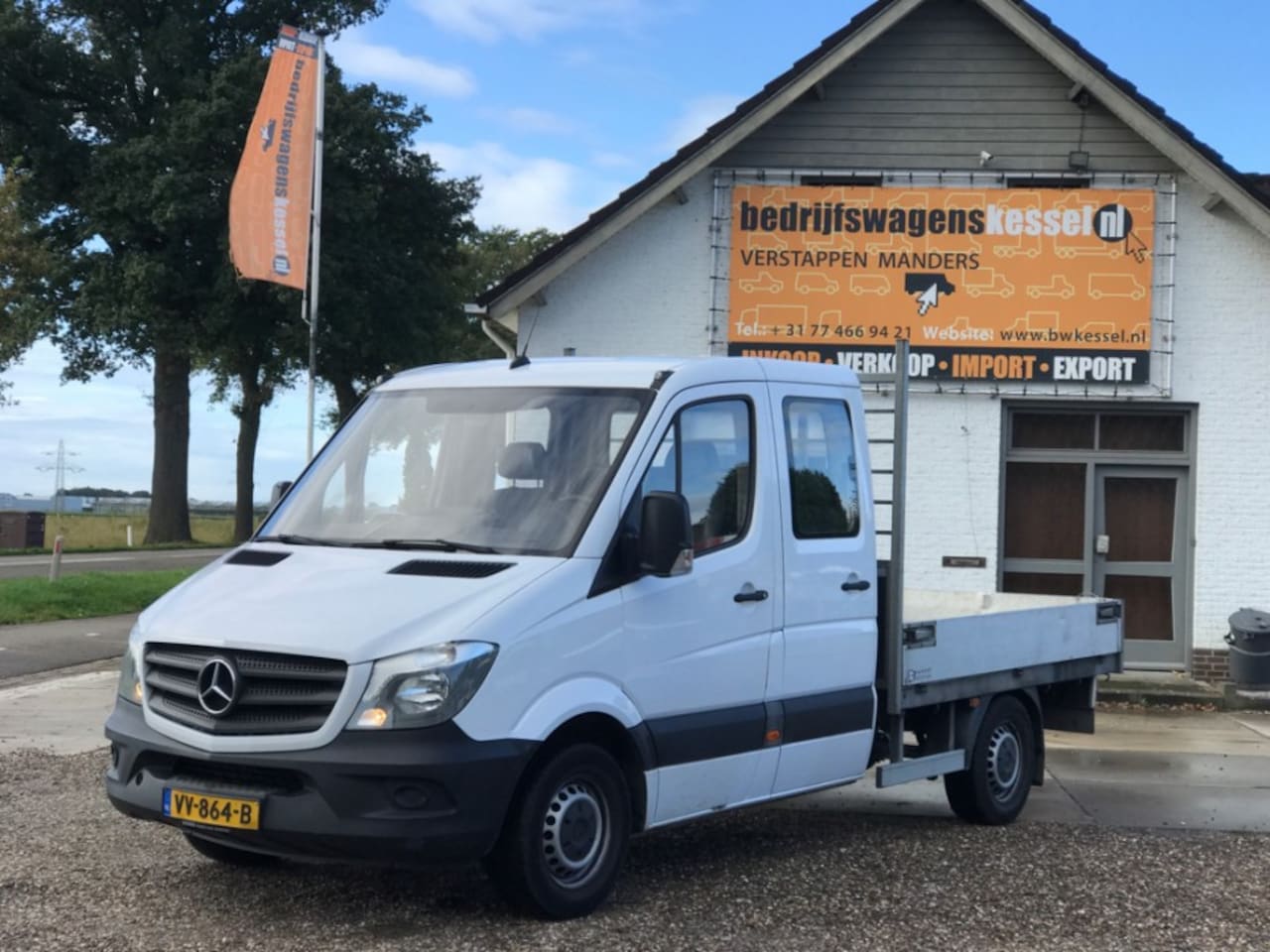 Mercedes-Benz Sprinter - 313 2.2 CDI Euro 5 L2 DC Open Laadbak Trekh. 3.5t - AutoWereld.nl