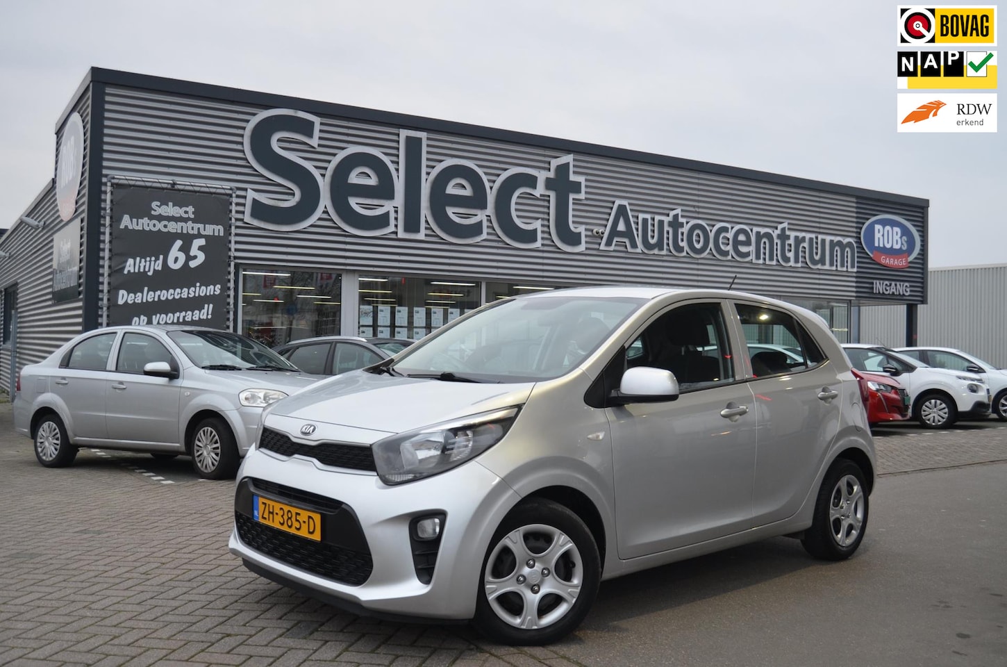 Kia Picanto - 1.0 CVVT EconomyPlusLine|AIRCO|DEALER ONDERH.|BLUETOOTH|1E EIGENAAR|NAP|BOEKJES - AutoWereld.nl