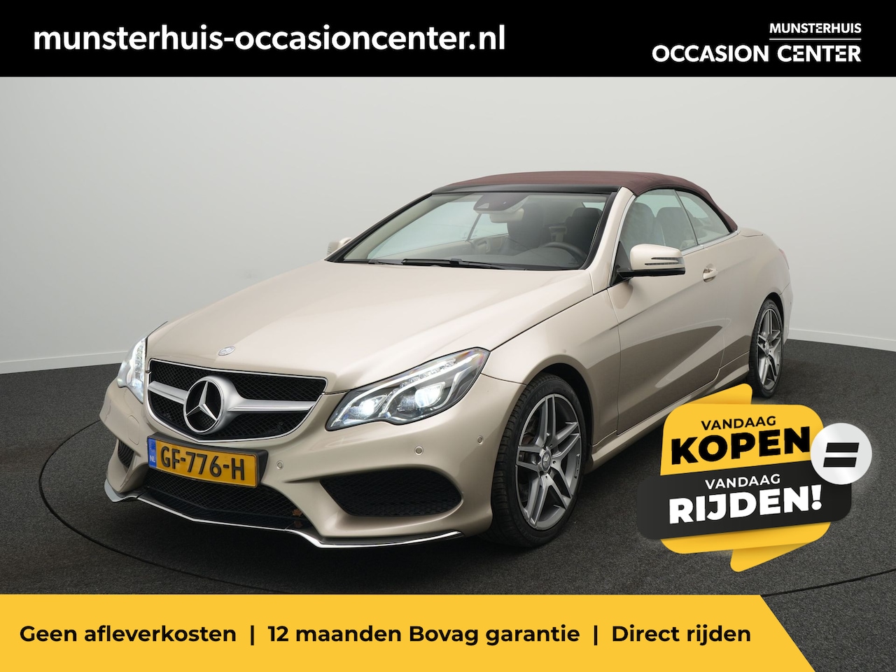 Mercedes-Benz E-klasse Cabrio - 200 Ambition - Automaat - Trekhaak - Stoel/Nekverwarming - AutoWereld.nl