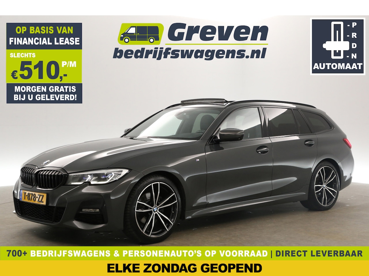 BMW 3-serie Touring - 320d M-Sport | Harman/Kardon 191PK Automaat BMW-Laser 360Camera LED Pano Sfeerverl. Carpla - AutoWereld.nl