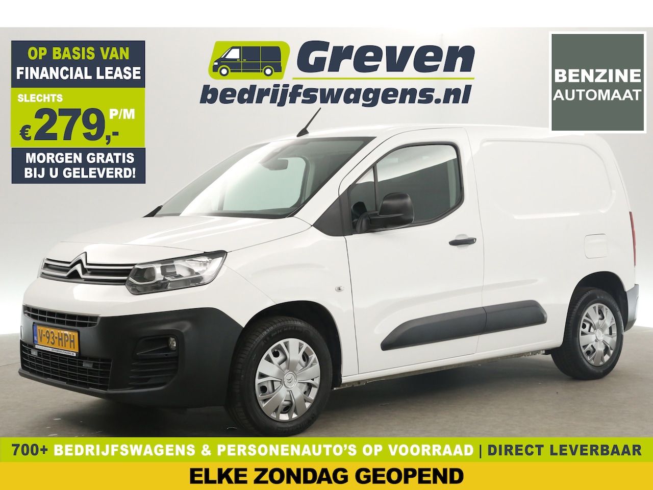 Citroën Berlingo - 1.2 PureTech L1H1 | BENZINE | EMISSIEVRIJE ZONE | 131PK Automaat Airco Cruise PDC Elektrpa - AutoWereld.nl