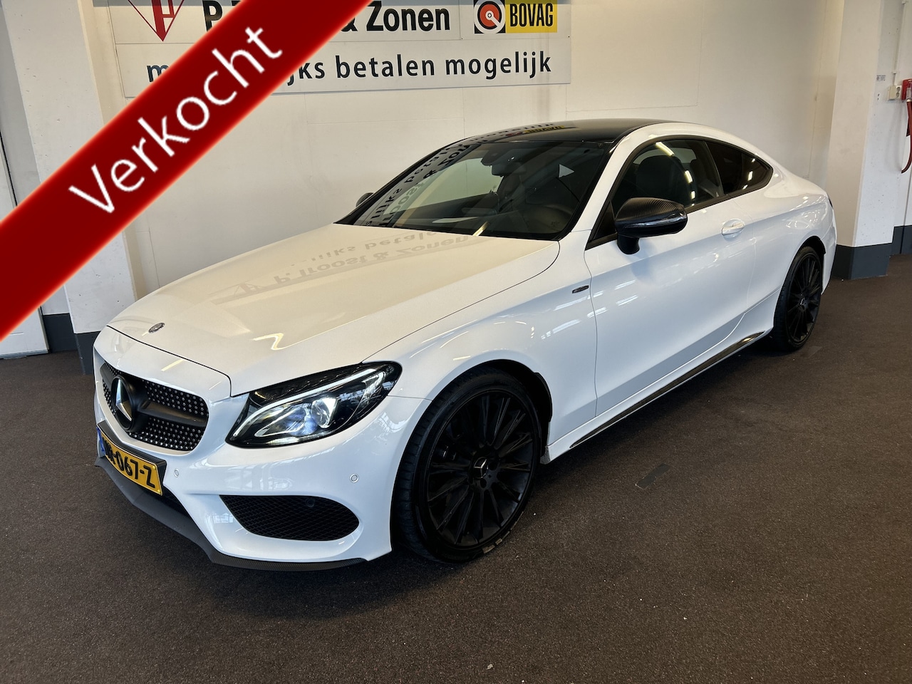 Mercedes-Benz C-klasse Coupé - 180 Edition 1 AMG | Automaat | Adaptief onderstel | Burmester | Stoelverwarming | Cruise c - AutoWereld.nl