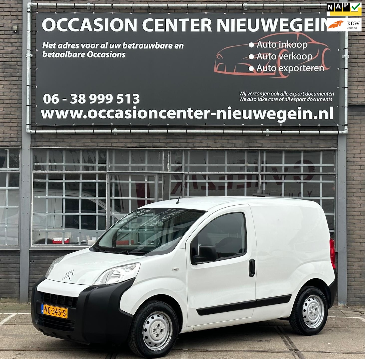 Citroën Nemo - 1.3 HDiF 2013 Wit Airco/EURO5/Elekt Pakket/NAP! - AutoWereld.nl