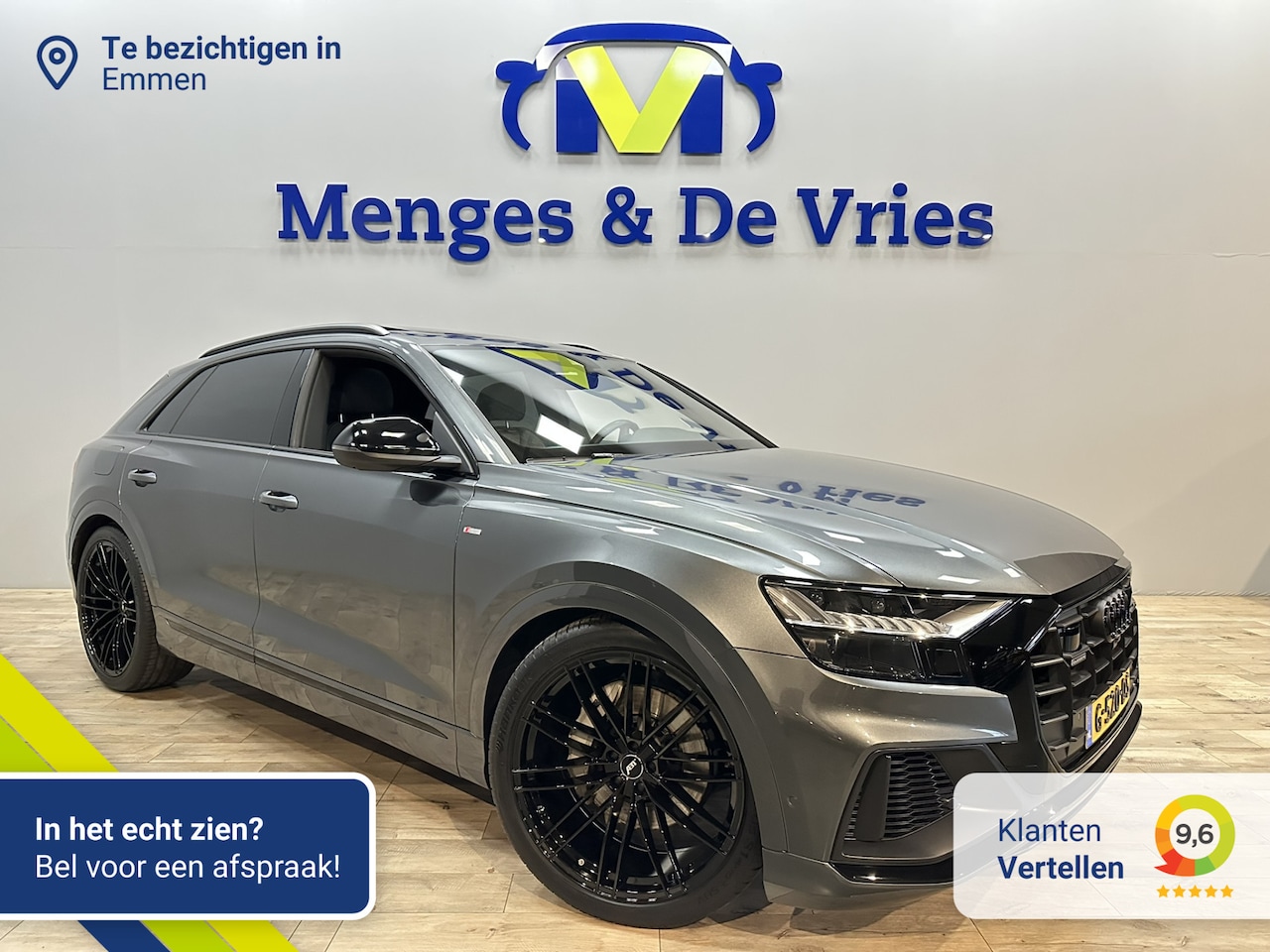 Audi Q8 - 55 TFSI quattro Pro Line Plus Matrix LED | Panorama | 360Camera | Luchtvering | Trekhaak | - AutoWereld.nl