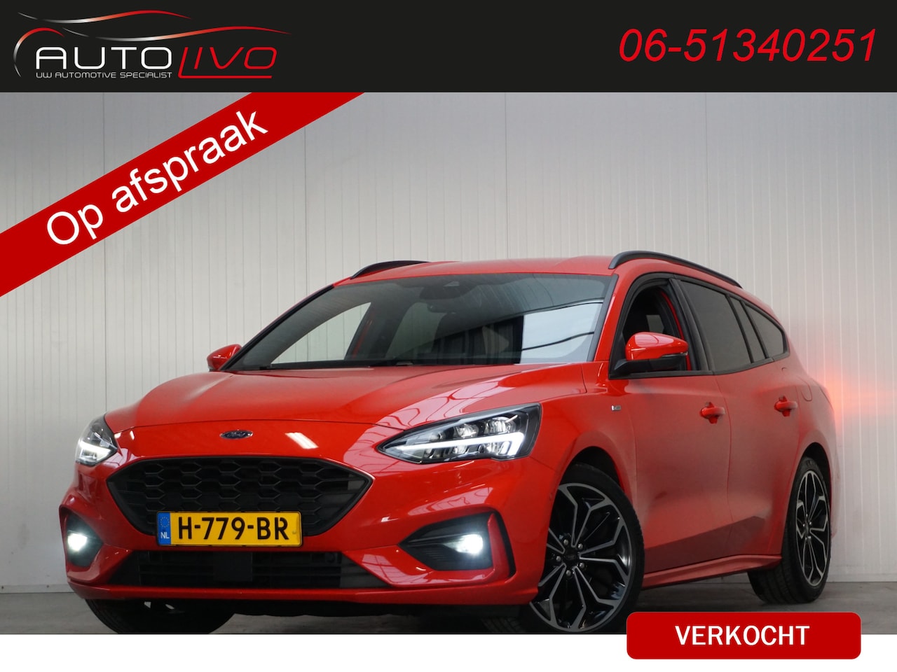 Ford Focus Wagon - 1.5 EcoBoost ST Line Business 150 PK! AUTOMAAT! BOM VOL! - AutoWereld.nl