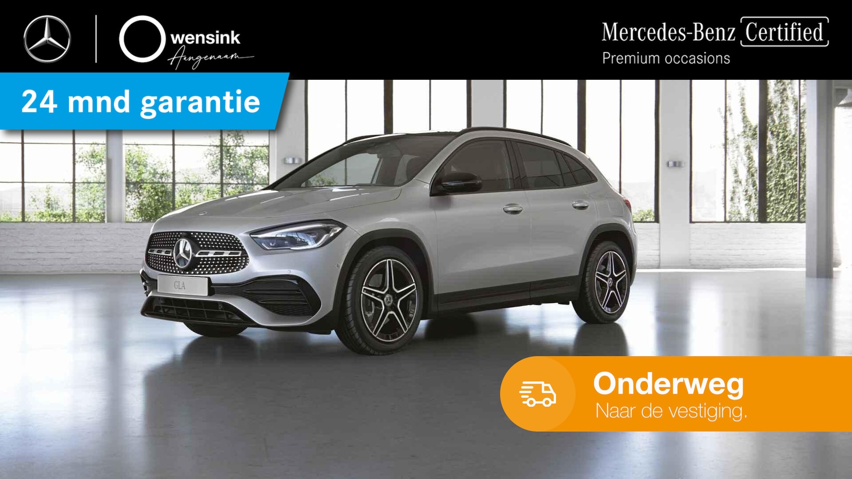 Mercedes-Benz GLA-Klasse - 180 Business Solution AMG | Trekhaak | Panoramadak | Stoelverwarming | Sfeerverlichting | - AutoWereld.nl