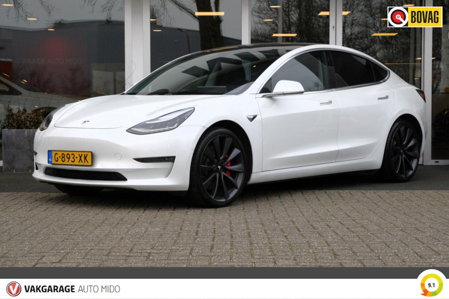 Tesla Model 3 - Performance AWD 75kWh -1e eigenaar- BTW auto - AutoWereld.nl