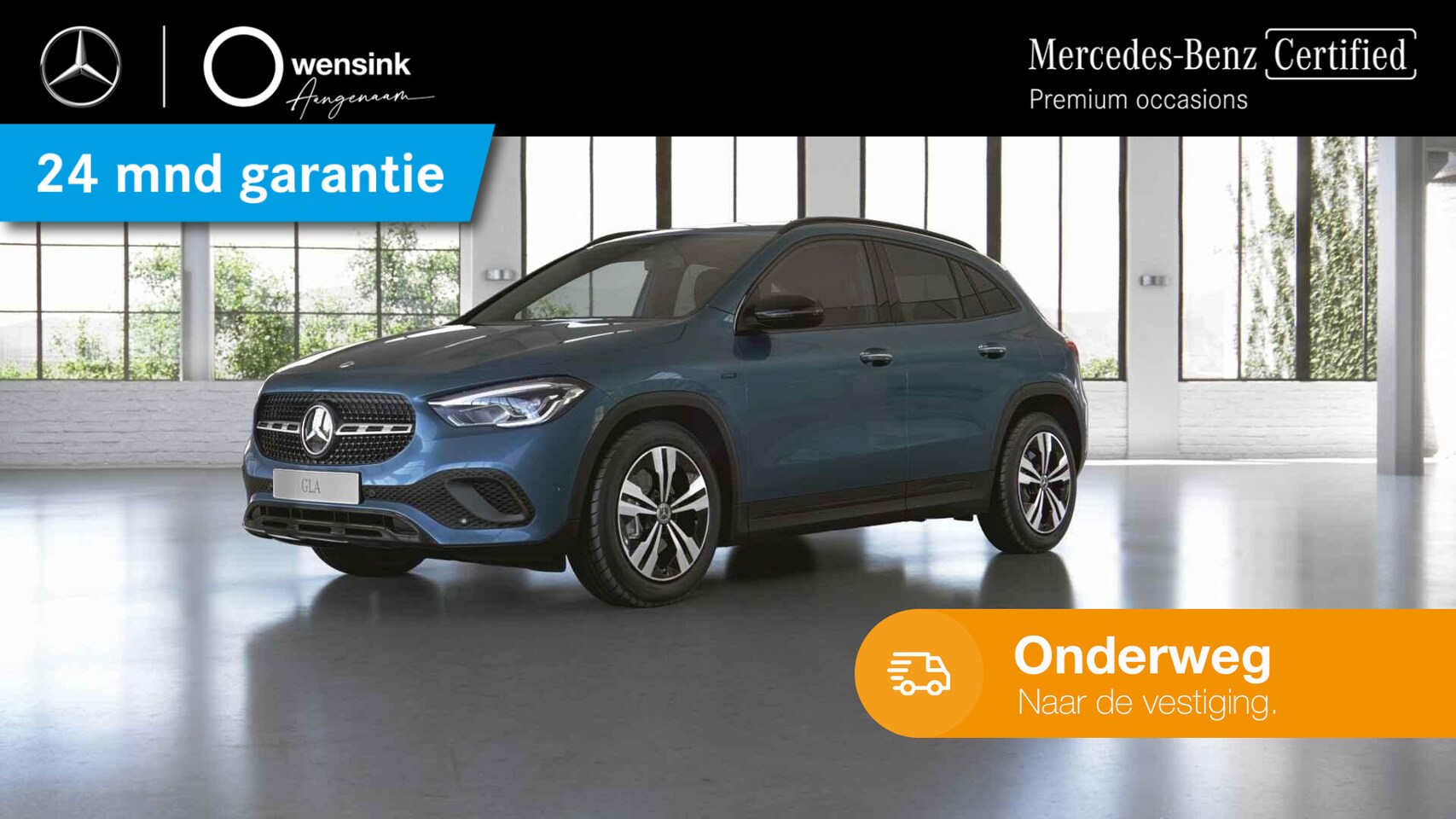 Mercedes-Benz GLA-Klasse - 250 e Luxury Line | Night | Sfeerverlichting | Widesreen | Distronic | Stoelverwarming | - AutoWereld.nl