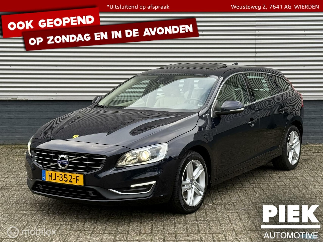 Volvo V60 - 2.4 D6 Twin Engine Summum 2.4 D6 Twin Engine Summum NIEUWSTAAT - AutoWereld.nl