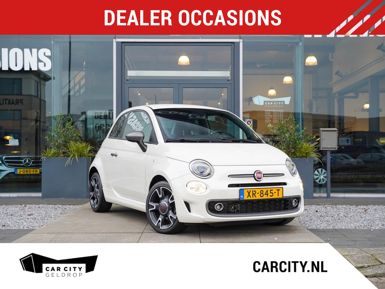 Fiat 500 - 0.9 TwinAir Turbo Sport! / CarPlay / Cruise / Sensoren / DAB / Parelmoer - AutoWereld.nl