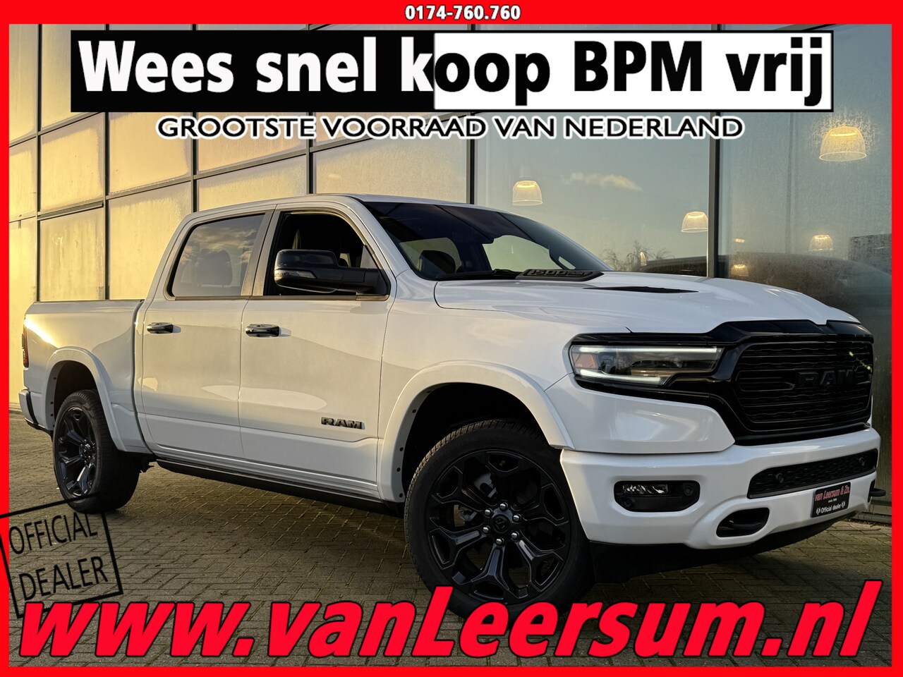 Dodge Ram Pick Up - Limited BLACK PACKAGE | Full options! | - AutoWereld.nl