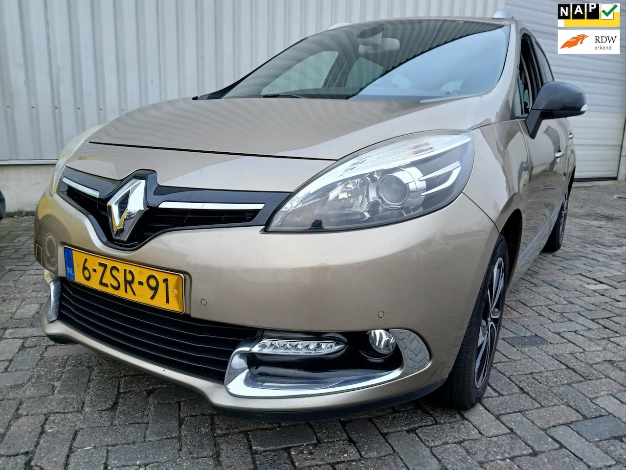 Renault Grand Scénic - 1.2 TCe Bose - Leer - Clima - Koppeling Defect - Linker Zijschade - AutoWereld.nl