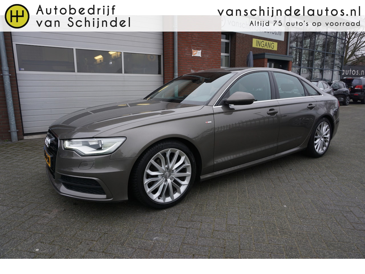 Audi A6 Limousine - 2.0 TFSI 180PK AUTOMAAT SPORT EDITION S-LINE ORIGINEEL NL KEURIGE NETTE STAAT BI-XENON/LED - AutoWereld.nl