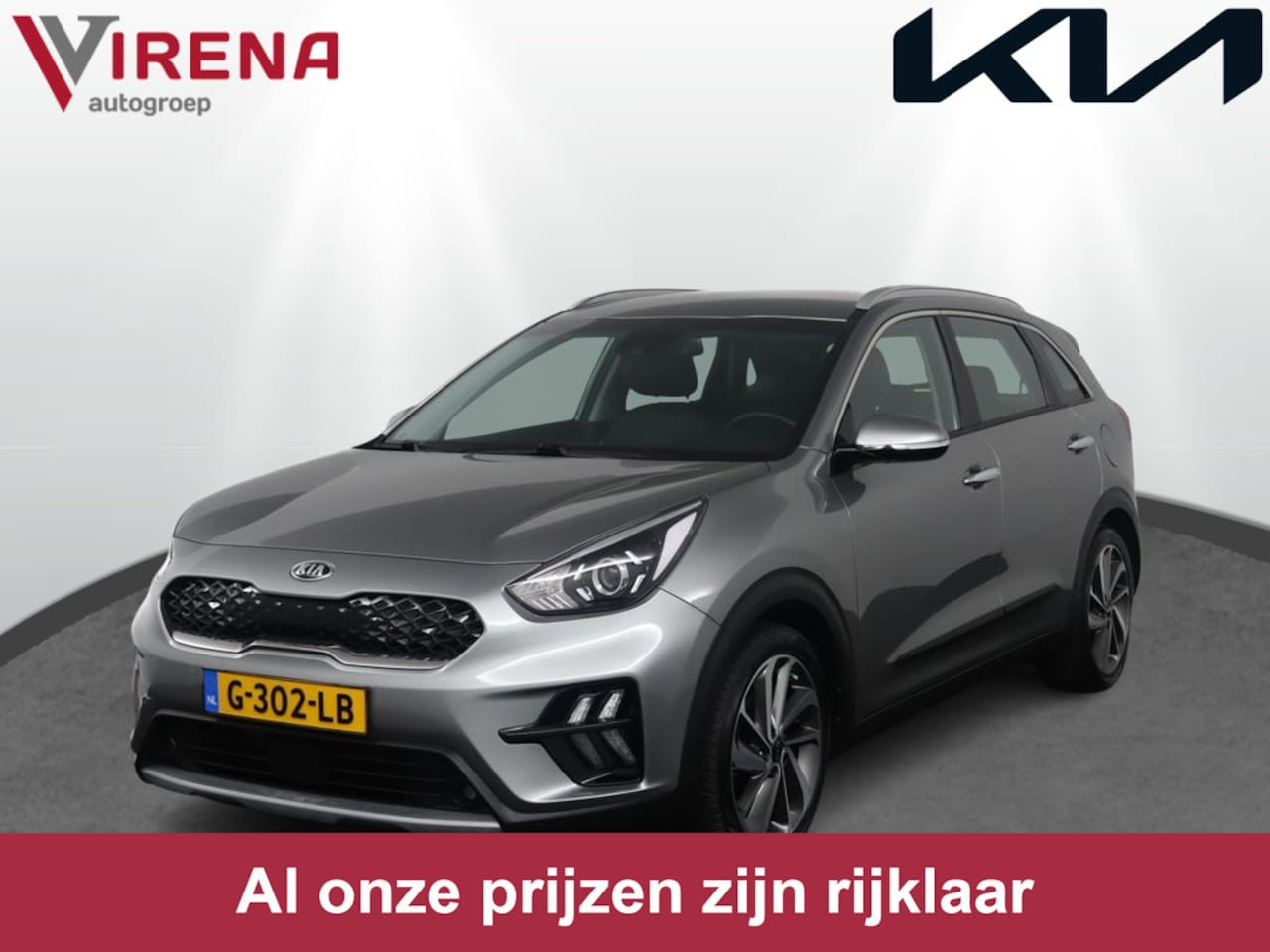 Kia Niro - 1.6 GDi Hybrid Edition - Trekhaak - 17 inch lichtmetalen velgen - Apple Carplay/Android Au - AutoWereld.nl