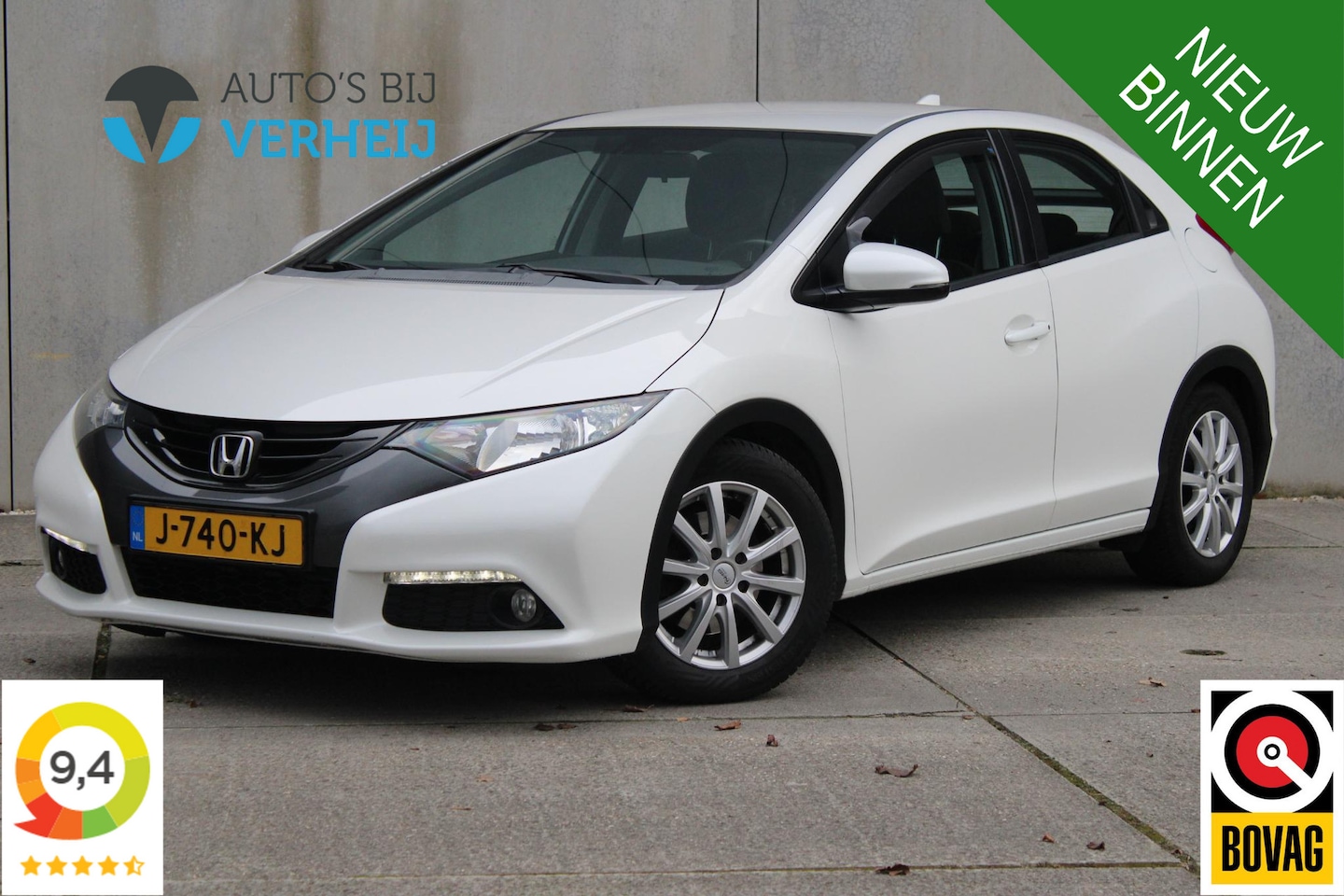 Honda Civic - 1.4 Sport / AIRCO / CAMERA / TREKHAAK - AutoWereld.nl