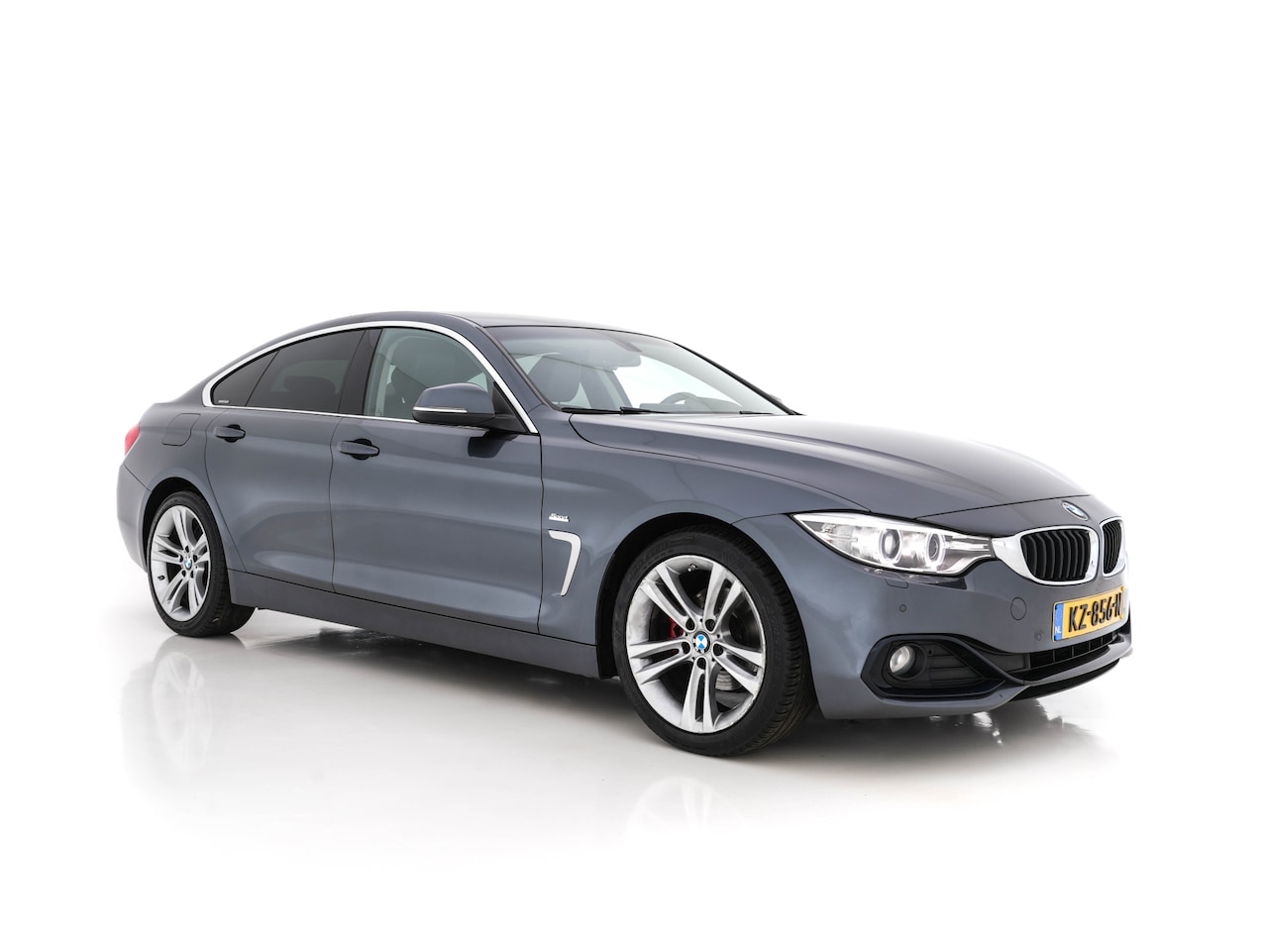 BMW 4-serie Gran Coupé - 418i Centennial High Executive Sportline *NAVI-FULLMAP | BI-XENON | DAKOTA-VOLLEDER | SPOR - AutoWereld.nl