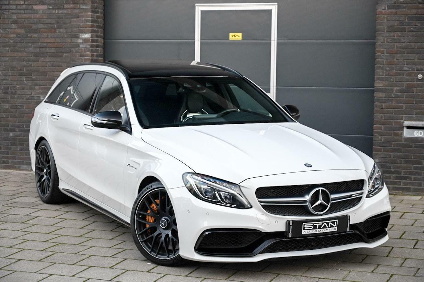 Mercedes-Benz C-klasse Estate - C63S | 1E NL EIG | BTW AUTO | KUIPSTOELEN, KERAMISCH, PANO, 1E LAK, SUPER NETTE AUTO, NIGH - AutoWereld.nl