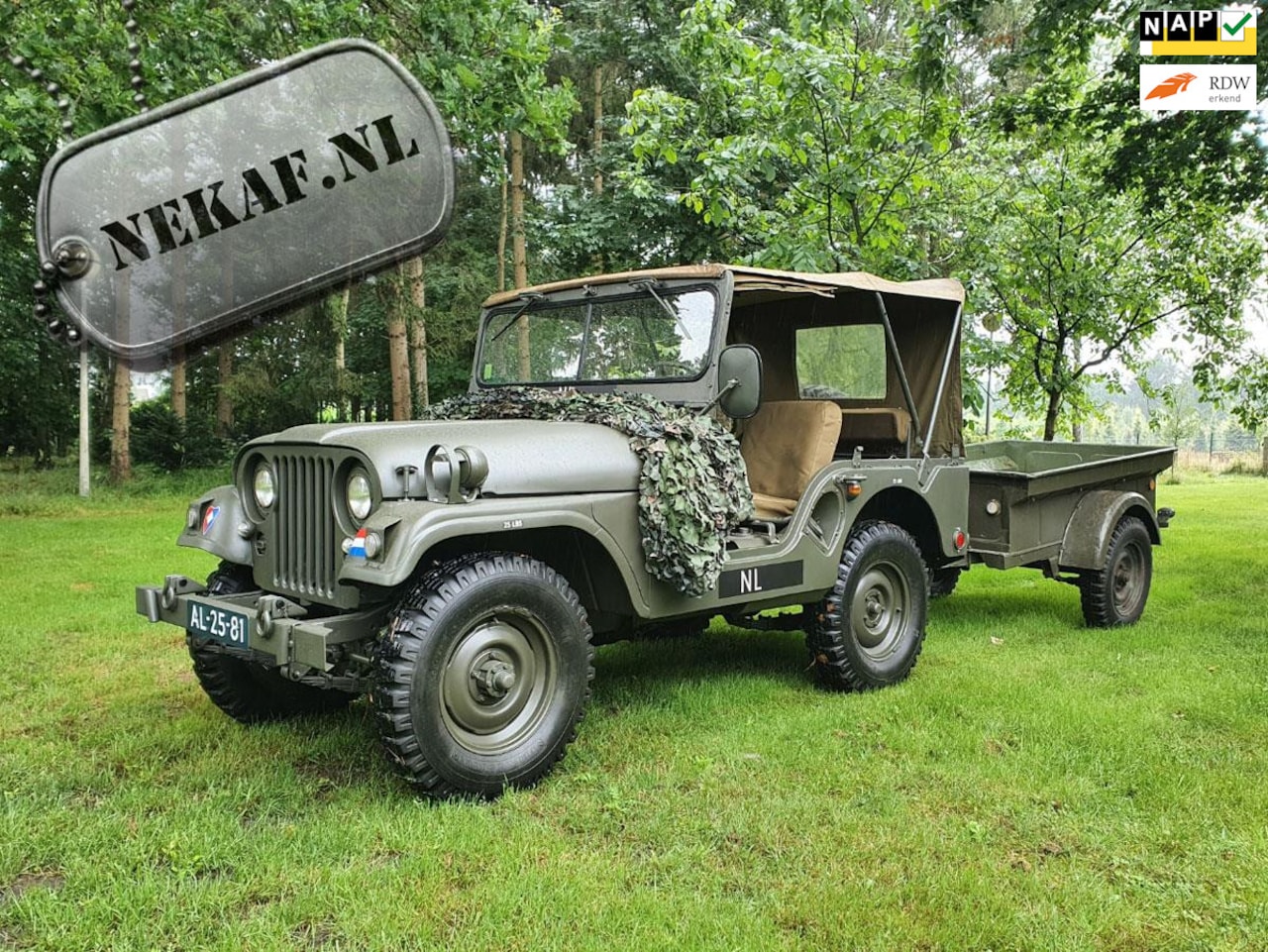 Jeep Nekaf - Willys M38a1 FM GERESTAUREERD - AutoWereld.nl