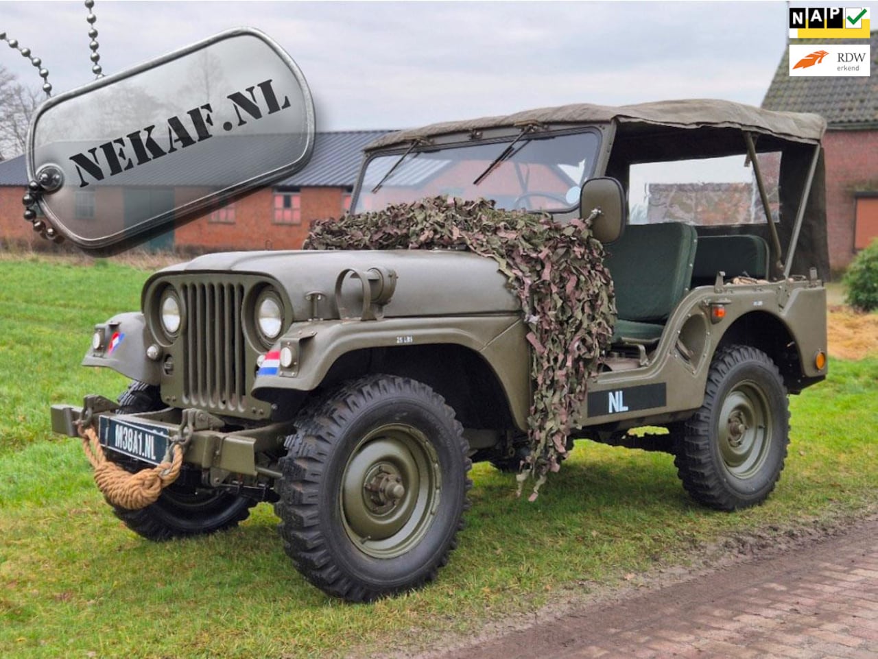 Jeep Nekaf - Willys M38a1 opnieuw opgebouwd - AutoWereld.nl