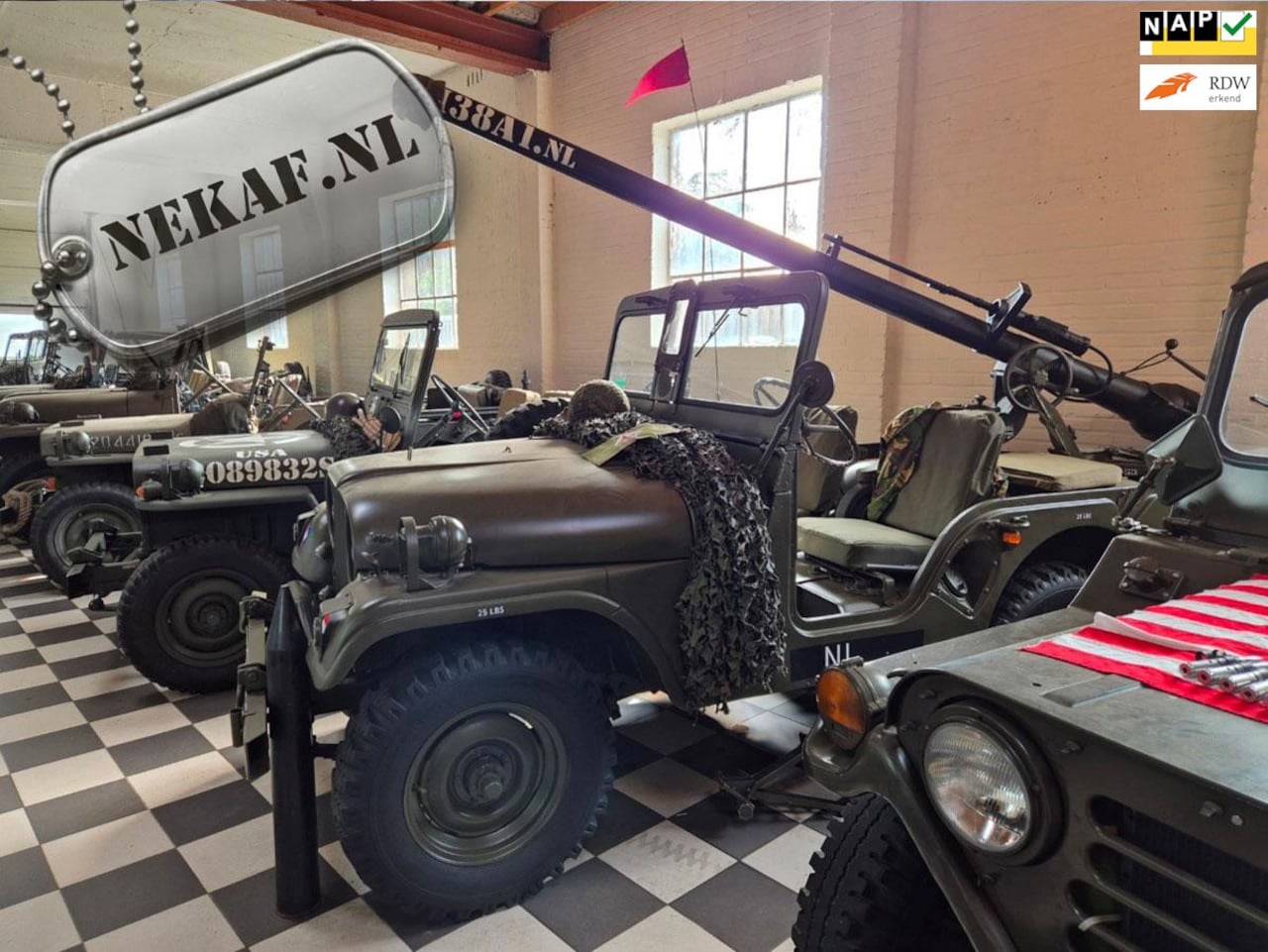 Jeep Nekaf - Willys M38a1 TLV Compleet SET - AutoWereld.nl