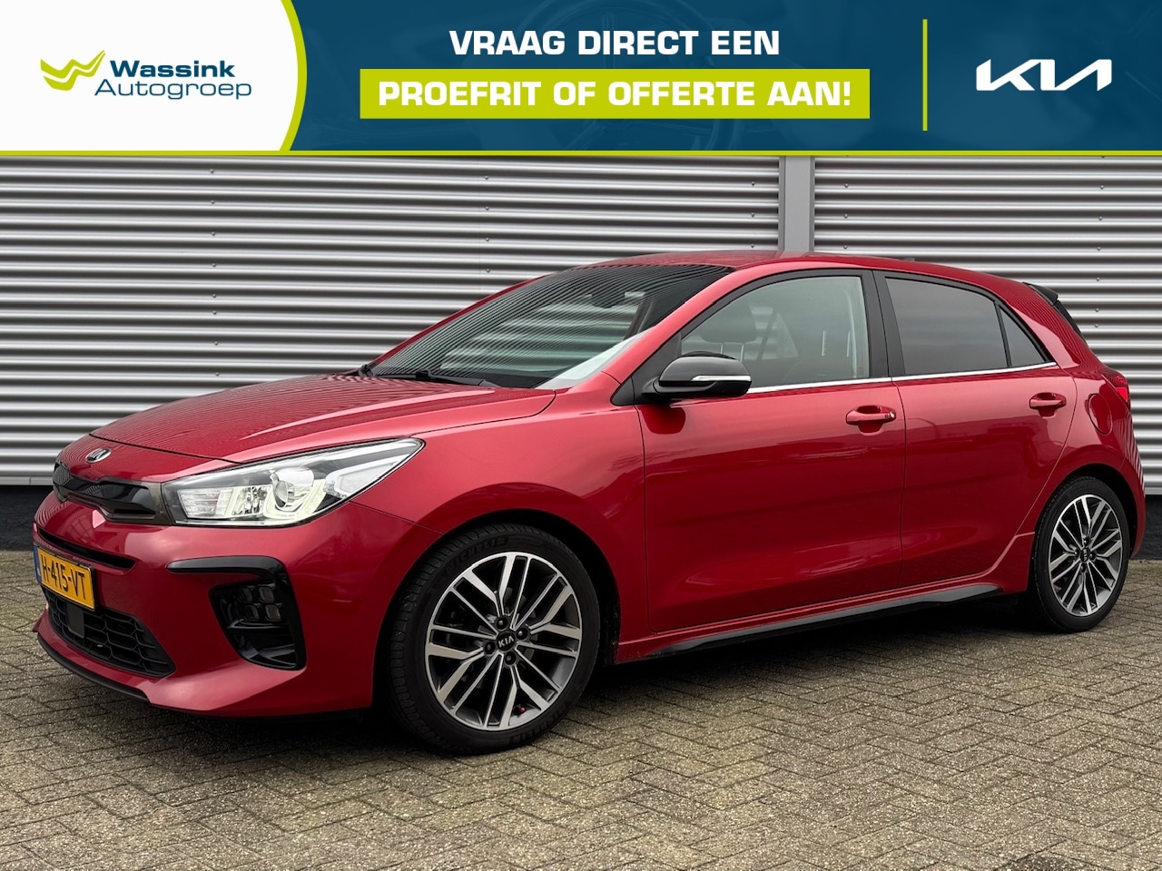 Kia Rio - 1.0 T-GDi 100pk GT-Line | Stoel/Stuurwielverwarming | Navigatie | Climate Control | Lichtm - AutoWereld.nl